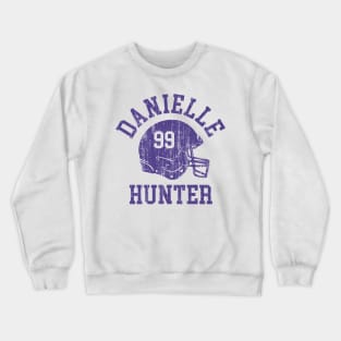 Danielle Hunter Minnesota Helmet Font Crewneck Sweatshirt